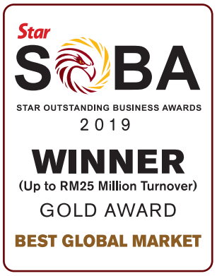 Awarded SOBA Gold Award 2019